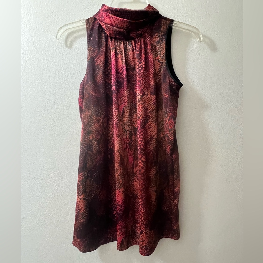HIGH NECK SATIN BOUTIQUE BLOUSE